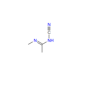 N-氰基-N'-甲基-乙亚胺基胺,N-Cyano-N'-methyl-ethanimidamide