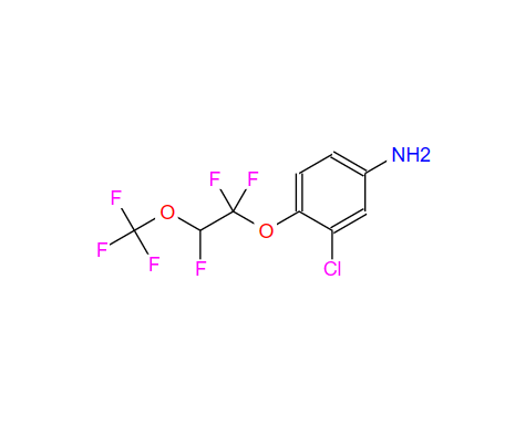 3-氯-4-[1,1,2-三氟-2-(三氟甲氧基)乙氧基]苯胺,3-Chloro-4-[1,1,2-trifluoro-2-(trifluoromethoxy)ethoxy]benzenamine