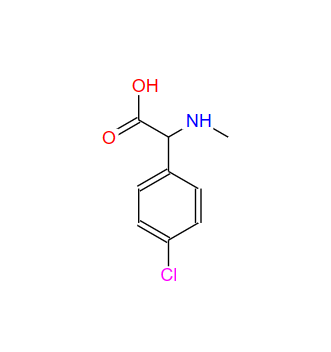 2-對(duì)氯苯基肌氨酸,4-CHLORO-ALPHA-(METHYLAMINO)BENZENE ACETIC ACID