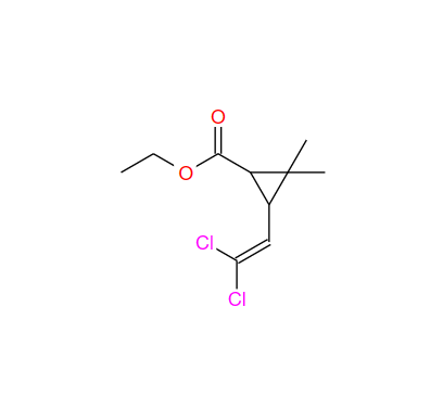 二氯菊酸乙酯,ethyl 3-(2,2-dichlorovinyl)-2,2-dimethyl-1-cyclopropanecarboxylate