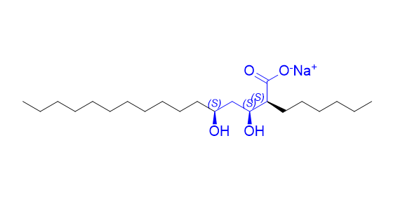 奥利司他杂质07,sodium (2S,3S,5S)-2-hexyl-3,5-dihydroxyhexadecanoate