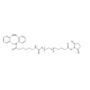 DBCO-PEG2000-SVA 氮杂二苯并环辛炔-聚乙二醇-琥珀酰亚胺戊酸酯