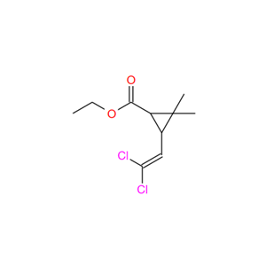 二氯菊酸乙酯,ethyl 3-(2,2-dichlorovinyl)-2,2-dimethyl-1-cyclopropanecarboxylate