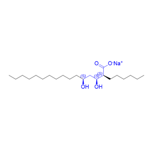 奥利司他杂质07,sodium (2S,3S,5S)-2-hexyl-3,5-dihydroxyhexadecanoate