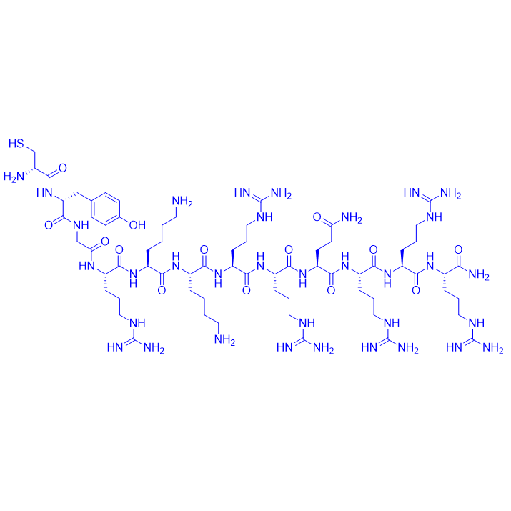 细胞穿膜肽Cys-TAT(47-57),(Cys46)-HIV-1 tat Protein (46-57) amide