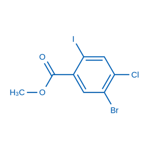 5-溴-4-氯-2-碘苯甲酸甲酯（CAS：1528948-34-6）