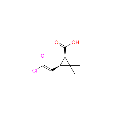 1R-顺式二氯菊酸,1R-cis-Permethrinic acid