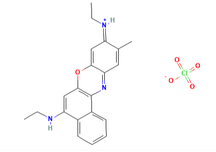 5,9-双(乙基氨基)-10-甲基苯并[A]吩恶嗪-7-高氯酸盐,OXAZINE 170 PERCHLORATE