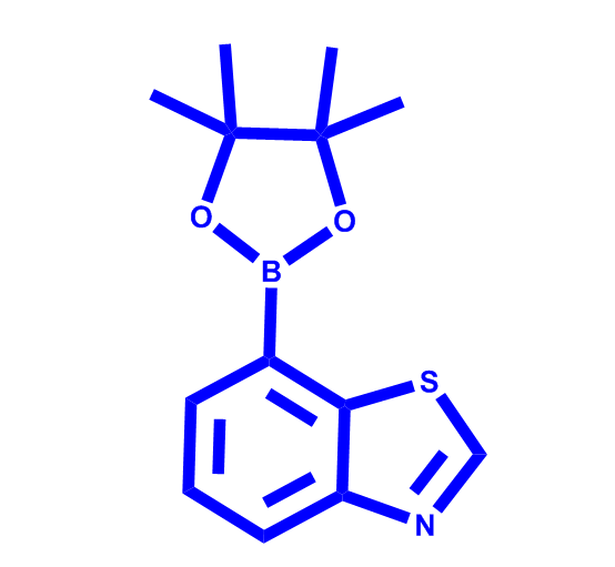 7-苯并噻唑频哪醇硼酸酯,7-(4,4,5,5-Tetramethyl-1,3,2-dioxaborolan-2-yl)benzo[d]thiazole