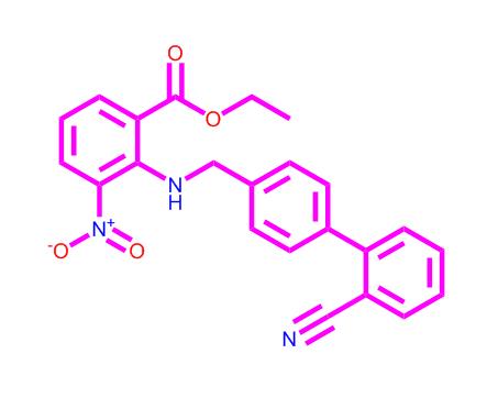 2-[[(2-氰基聯(lián)苯-4-基)甲基]氨基]-3-硝基苯甲酸乙酯,2-[[(2-Cyano[1,1-biphenyl]-4-yl)methyl]amino]-3-nitro-benzoic acid ethyl ester