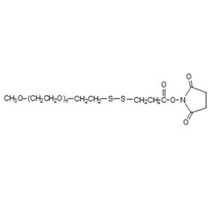 mPEG-dithiol，甲氧基-聚乙二醇-二硫酚
