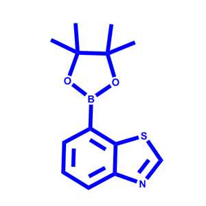 7-苯并噻唑频哪醇硼酸酯,7-(4,4,5,5-Tetramethyl-1,3,2-dioxaborolan-2-yl)benzo[d]thiazole
