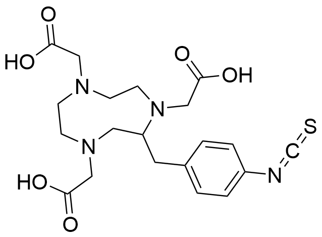 2-(4-异硫氰基苯基)-1,4,7-三氮杂环壬烷-1,4,7-三乙酸,p-SCN-Bn-NOTA