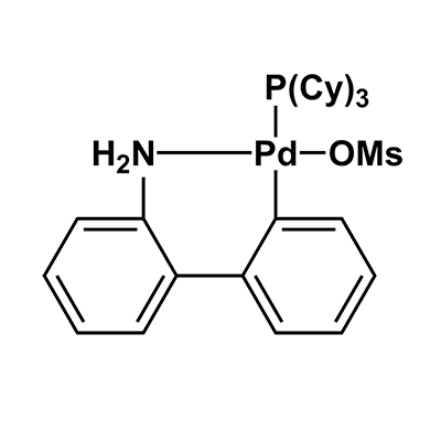 甲磺酸(三环己基膦)(2-氨基-1,1'-联苯-2-基)钯(II),Methanesulfonato(tricyclohexylphosphine)(2'-amino-1,1'-biphenyl-2-yl)palladium(II)