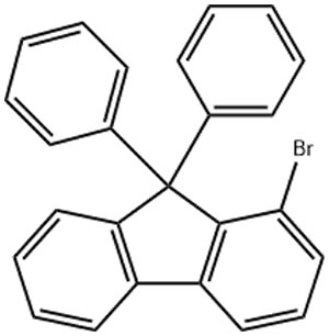 1-溴-9,9-二苯基芴,9H-fluorene,1-bromo-9,9-diphenyl-