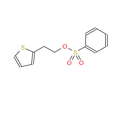 苯磺酸[2-(噻吩-2-基)乙基]酯,2-(2-thienyl)ethyl benzenesulphonate