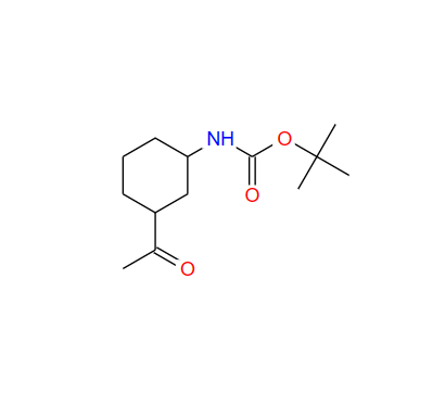 Carbamic acid, (3-acetylcyclohexyl)-, 1,1-dimethylethyl ester (9CI)