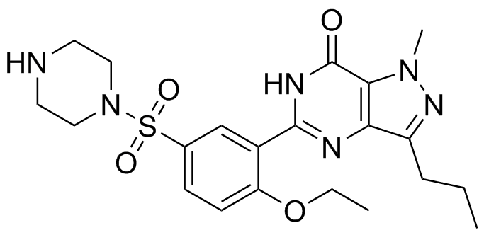 西地那非 N-去甲基代谢物,Sildenafil N-Desmethyl Metabolite