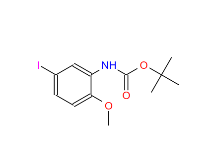 (5-碘-2-甲氧基苯基)氨基甲酸叔丁酯,tert-butyl N-(5-iodo-2-methoxyphenyl)carbamate