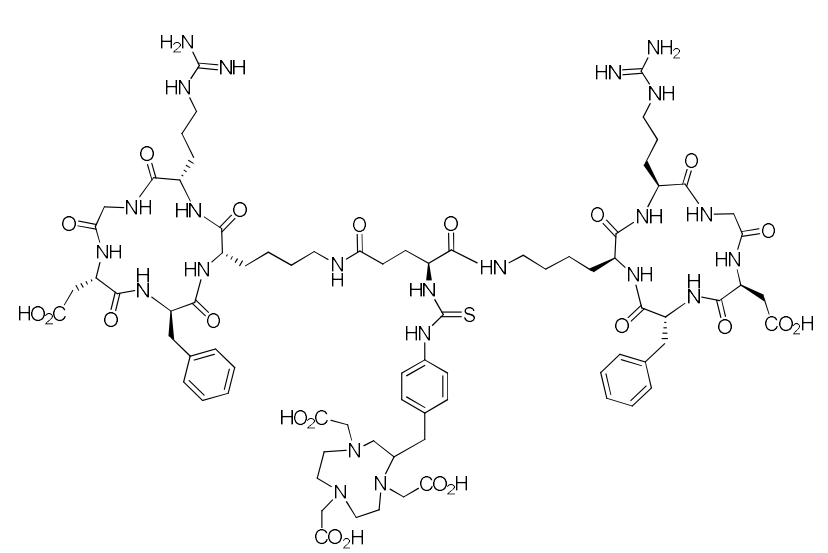 NOTA-Glu[cyclo(Arg-Gly-Asp-D-Phe-Lys)]2,NOTA-Glu[cyclo(Arg-Gly-Asp-D-Phe-Lys)]2