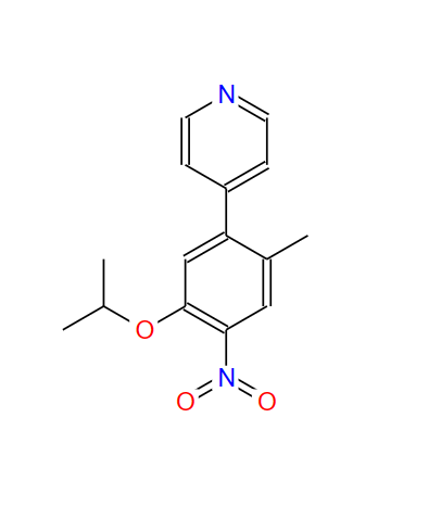 4-(5-异丙氧基-2-甲基-4-硝基-苯基)-吡啶,4-(5-isopropoxy-2-Methyl-4-nitrophenyl)pyridine