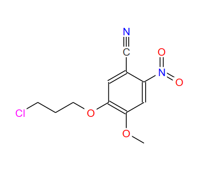5-(3-氯丙氧基)-4-甲氧基-2-硝基苯甲腈,5-(3-Chloropropoxy)-4-methoxy-2-nitrobenzonitrile