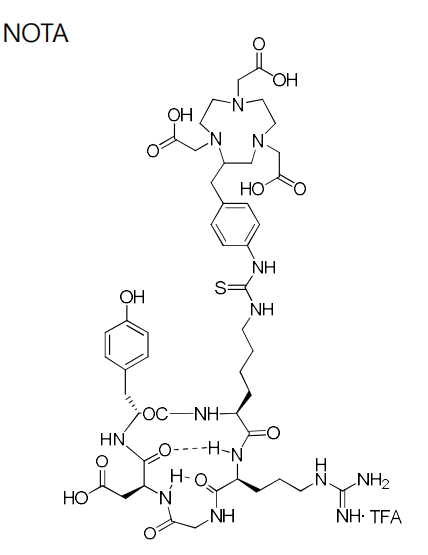 Cyclic Arg-Gly-Asp-D-Tyr-Lys-NOTA,Cyclic Arg-Gly-Asp-D-Tyr-Lys-NOTA