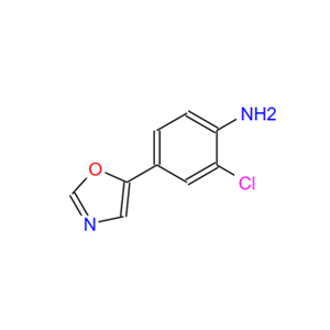 2-chloro-4-(oxazol-5-yl)aniline