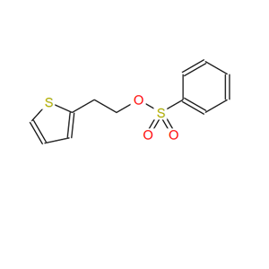 苯磺酸[2-(噻吩-2-基)乙基]酯,2-(2-thienyl)ethyl benzenesulphonate