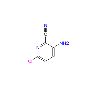 3-氨基-6-氯密啶-2-腈基