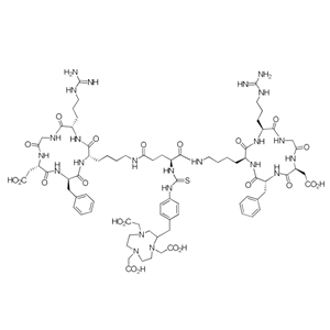 NOTA-Glu[cyclo(Arg-Gly-Asp-D-Phe-Lys)]2