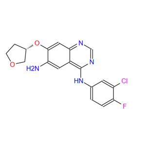 N4-(3-氯-4-氟苯基)-7-[[(3S)-四氢-3-呋喃基]氧基]-4,6-喹唑啉二胺
