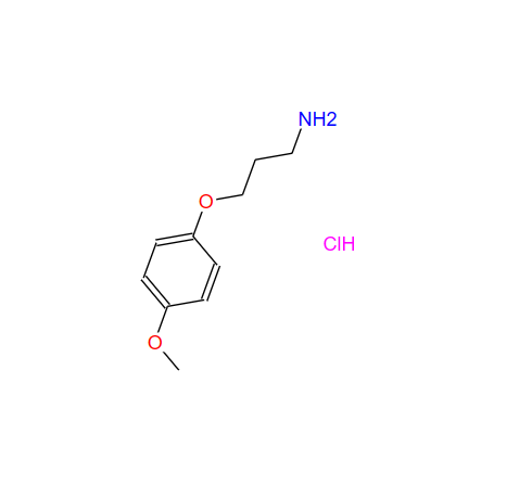 3-(4-甲氧基苯氧基)丙-1-胺,盐酸,3-(4-METHOXYPHENOXY)PROPAN-1-AMINE HYDROCHLORIDE