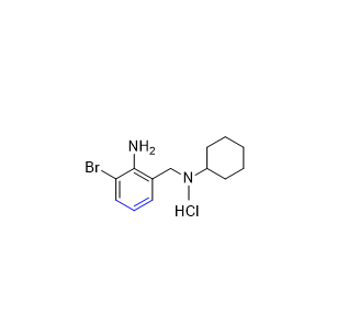 溴己新杂质02,2-bromo-6-((cyclohexyl(methyl)amino)methyl)aniline hydrochloride