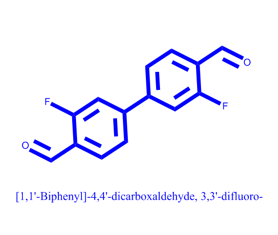 [1,1'-Biphenyl]-4,4'-dicarboxaldehyde, 3,3'-difluoro-,[1,1'-Biphenyl]-4,4'-dicarboxaldehyde, 3,3'-difluoro-