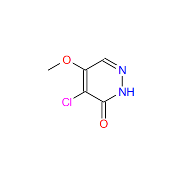 4-氯-5-甲氧基哒嗪-3(2H)-酮,4-CHLORO-5-METHOXYPYRIDAZIN-3(2H)-ONE