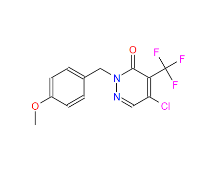 5-氯-2-(4-甲氧基苄基)-4-(三氟甲基)哒嗪-3(2H)-酮,5-Chloro-2-(4-methoxybenzyl)-4-(trifluoromethyl)pyridazin-3(2H)-one