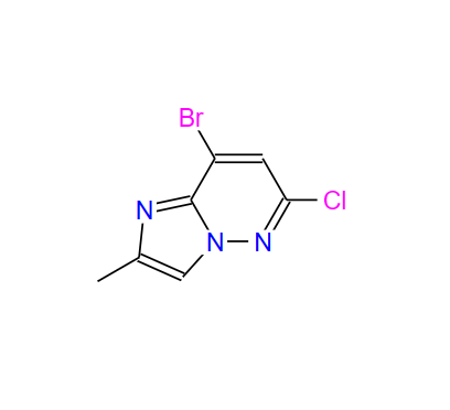 8-溴-6-氯-2-甲基咪唑并[1,2-B]哒嗪,8-BroMo-6-chloro-2-MethyliMidazo[1,2-b]pyridazine