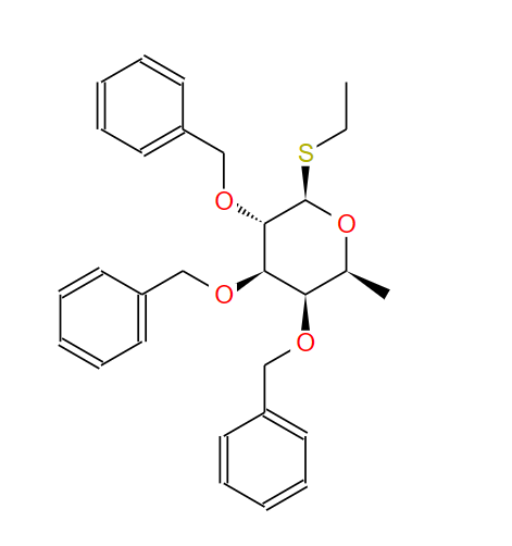 乙基 2,3,4-三-O-苄基-1-硫代-BETA-L-吡喃岩藻糖苷,ETHYL 2,3,4-TRI-O-BENZYL-1-THIO-BETA-L-FUCOPYRANOSIDE