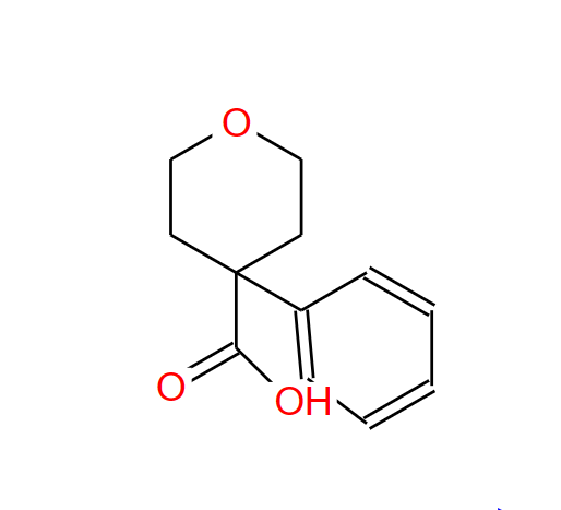 4-苯基四氢吡喃-4-羧酸,4-phenyltetrahydropyran-4-carboxylic acid