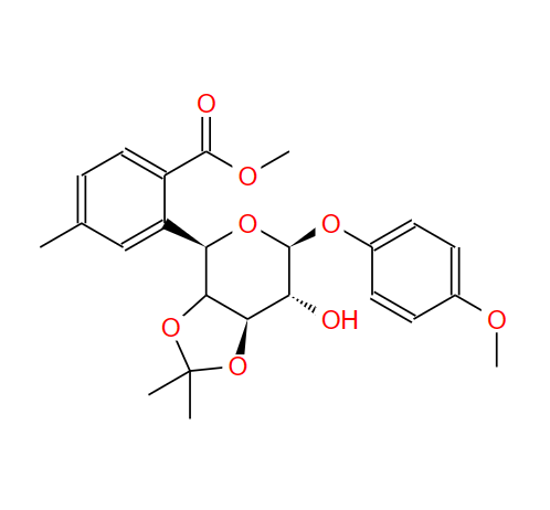 4-甲氧苯基-3,4-O-异亚丙基-6-O-(4-甲基苯甲酰)-Β-D-吡喃半乳糖苷,4-Methoxyphenyl 3,4-O-Isopropylidene-6-O-(4-methylbenzoyl)-β-D-galactopyranoside