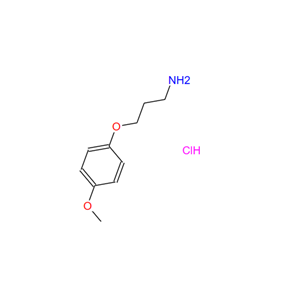 3-(4-甲氧基苯氧基)丙-1-胺,盐酸,3-(4-METHOXYPHENOXY)PROPAN-1-AMINE HYDROCHLORIDE