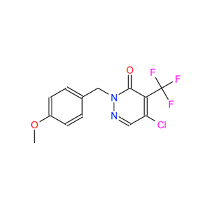 5-氯-2-(4-甲氧基苄基)-4-(三氟甲基)哒嗪-3(2H)-酮
