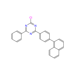 2-氯-4-(4-(萘-1-基)苯基)-6-苯基-1,3,5-三嗪,2-chloro-4-(4-(naphthalen-1-yl)phenyl)-6-phenyl-1,3,5-triazine