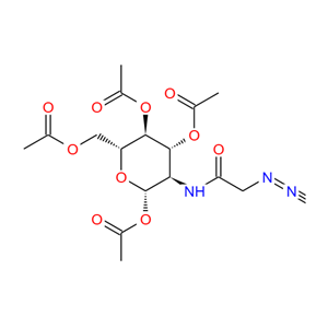 1,3,4,6-四-O-乙酰基-2-脱氧-2-[(2-叠氮乙酰基)氨基]-Β-D-吡喃葡萄糖,1,3,4,6-Tetra-O-acetyl-2-deoxy-2-[(2-azidoacetyl)amino]-β-D-glucopyranose