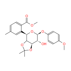 	4-甲氧苯基-3,4-O-异亚丙基-6-O-(4-甲基苯甲酰)-Β-D-吡喃半乳糖苷