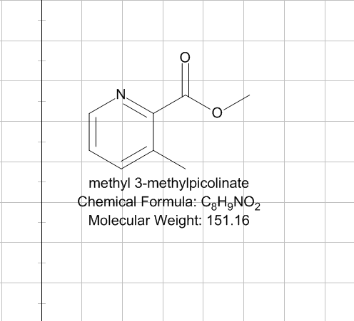 3-甲基吡啶-2-甲酸甲酯,Methyl3-methylpicolinate