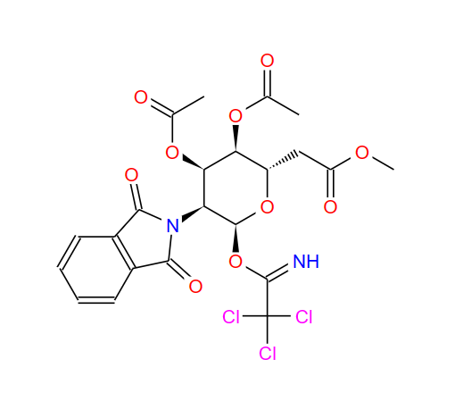 3,4,6-三-O-乙酰基-2-脱氧-2-邻苯二甲酰亚胺-Β-D-吡喃葡萄糖基三氯乙酰基,3,4,6-Tri-O-acetyl-2-deoxy-2-phthalimido-β-D-glucopyranosyl trichloroacetimidate