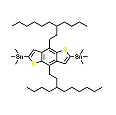 (4,8-bis(3-butylnonyl)benzo[1,2-b:4,5-b']dithiophene-2,6-diyl)bis(trimethylstannane),(4,8-bis(3-butylnonyl)benzo[1,2-b:4,5-b']dithiophene-2,6-diyl)bis(trimethylstannane)