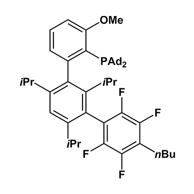 6-甲氧基-2-{2,4,6-三异丙基-3-[(2,3,5,6-四氟-4-丁基)苯基]苯基}二金刚烷基膦；AlPhos,6-Methoxy-2-{2,4,6-tri-i-propyl-3-[(2,3,5,6-tetrafluoro-4-butyl)phenyl]phenyl}diadamantyl phosphine?;AlPhos